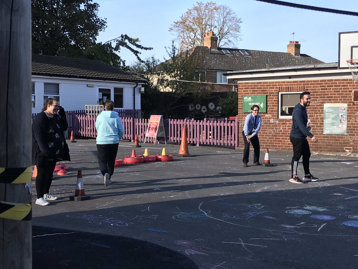 TheOaklandsBham's tweet photo. Such fun after school in the playground @TheOaklandsBham Tears of laughter and just a touch of competition! #wellbeing #bekind #MentalHealthMatters #healthyschool https://t.co/9P0RvBhM5J