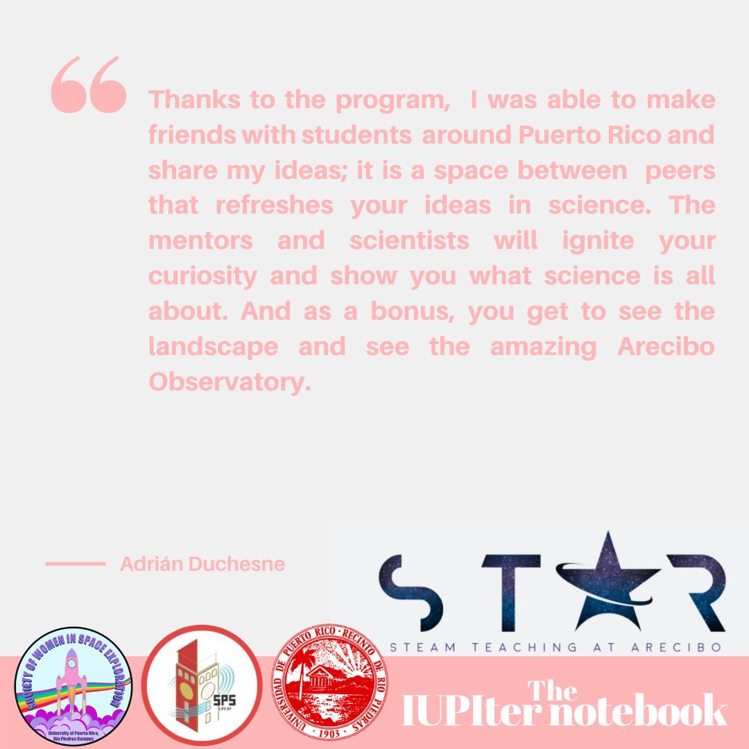 SWISEuprrp's tweet photo. The IUPIter notebook❤️:
Meet Adrian Duchesne! 🔭✨
#TheIUPIternotebook #UPRRP #UPR https://t.co/EhNUfqvvQn