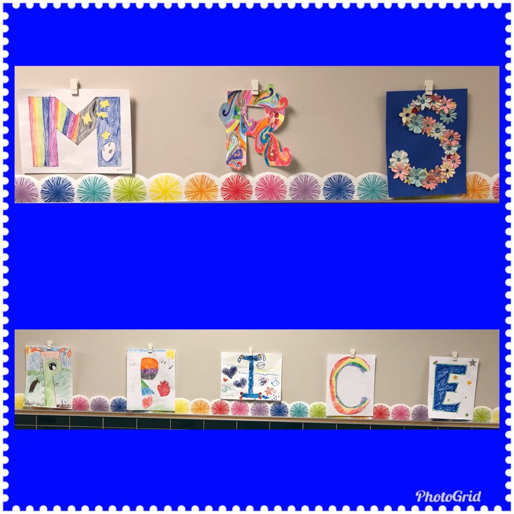 DCEgreatnesswi1's tweet photo. I love how Mrs. Priceβs VEL students shared their ππ! Walked past the letters several times and thought βthose are some cool letters!β Then, taking a step back...it all makes sense! #TreesInTheForest #relationships #greatnesswithin https://t.co/jq5bPV6zDY