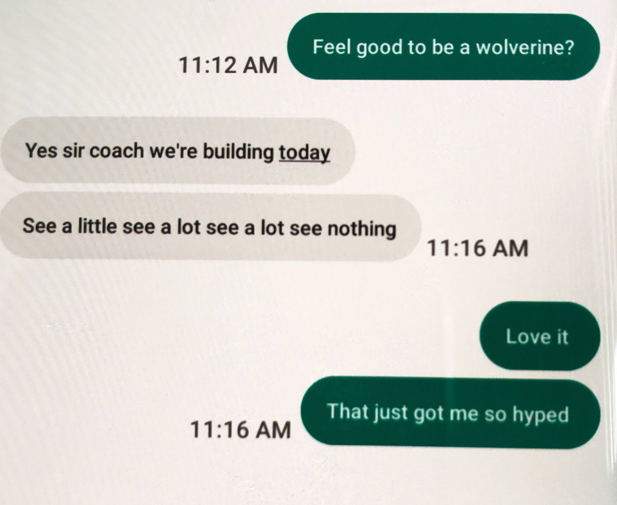 When a recruit drops one of our “Brick Phrases” I can’t help but share it! From a recent recruit that committed to the vision... he gets it! 

“See a little see a lot. See a lot see nothing” 

-Just keep building, don’t worry about how many bricks it takes! ✊🏻