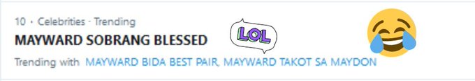 stillsofmaydon's tweet photo. This is the best collaboration so far!!! Sana magthank you naman si @mwtrendsetter sa aming @MayDonTrendsOfc for doing his/her/it job for him/her/it. HAHAHA let's have a talk soon about another collab soon. Goodnight, fellas! 

MAYWARD TAKOT SA MAYDON https://t.co/LFwRAtglFh