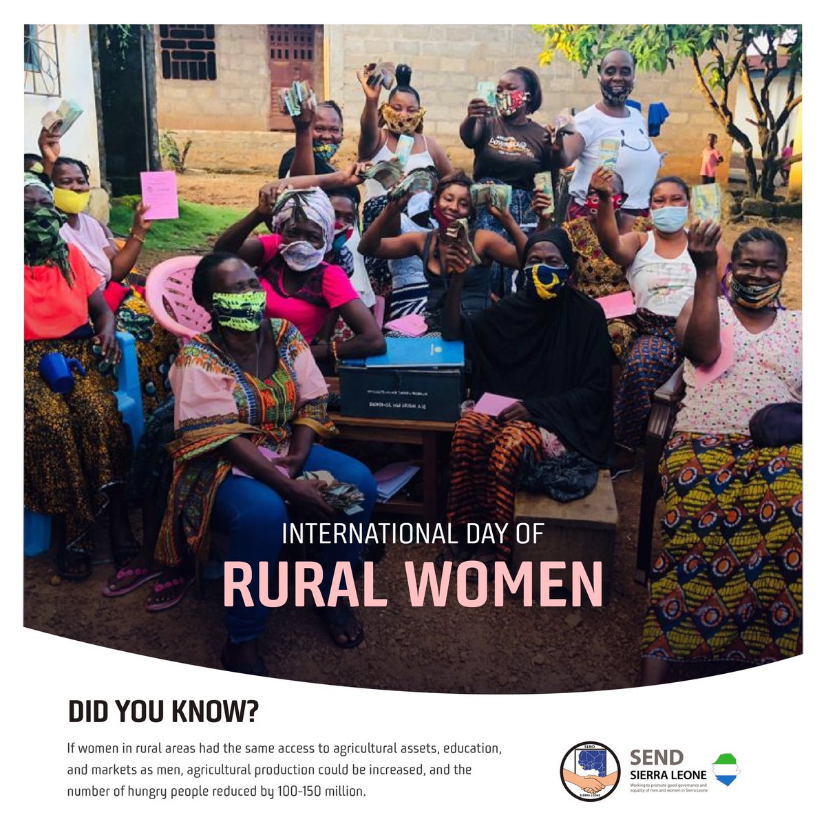 SendSierraleone's tweet photo. Our partners @Irish_Aid @IrlEmbFreetown @ChristianAidIrl @TerraTechNGO @trocaire @BMZ_Bund @WHHSLE @Welthungerhilfe understand women in rural areas contribute immensely to the economy,hence they need #equal access to agricultural assets, education,  finance &amp; ready markets. https://t.co/mBkE62hZvt
