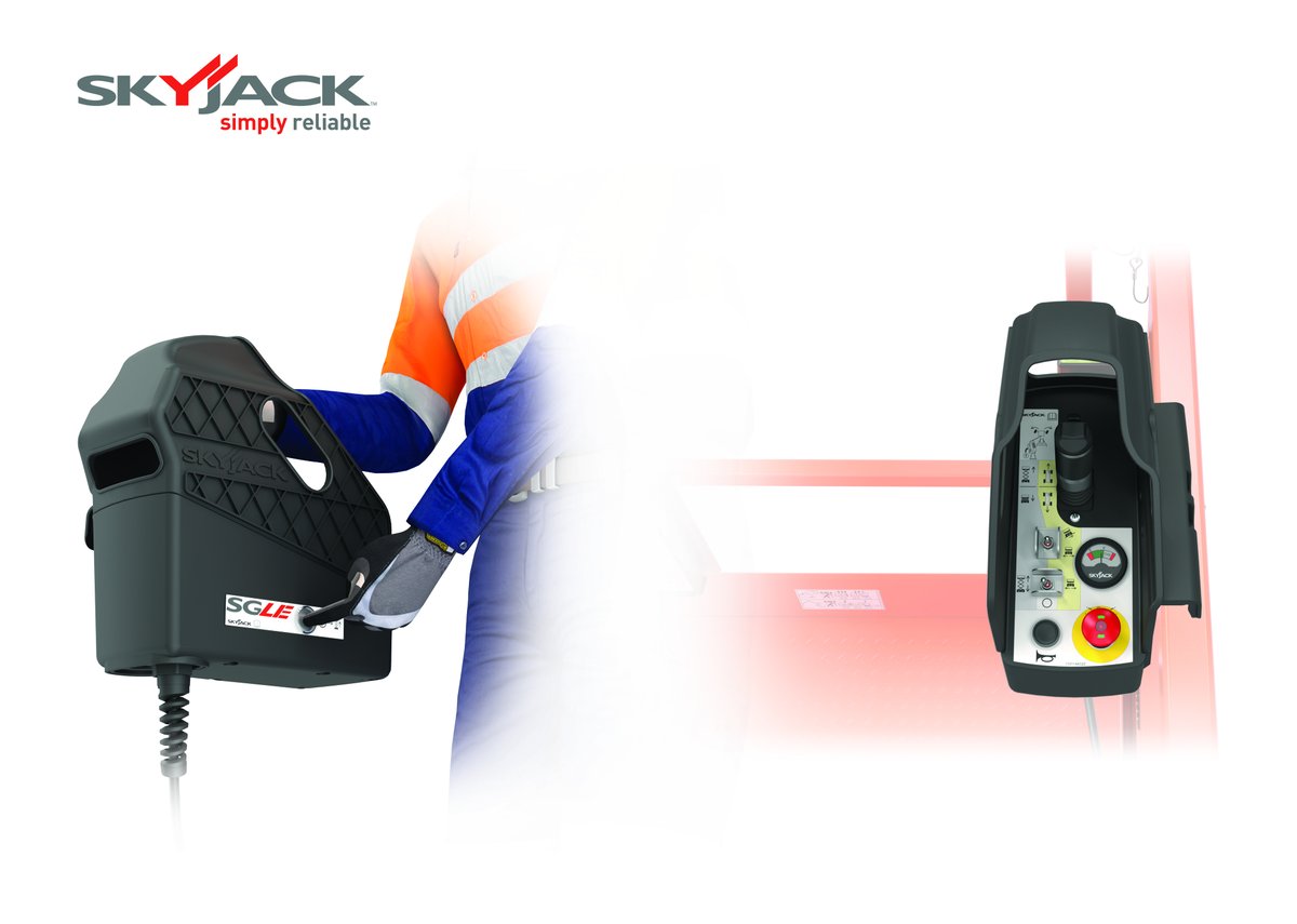 Our new impact-resistant control box is fitted with an integrated shroud, easy to service components, a heavy duty plug end, and seamlessly works with our SGLE two-handed lift option - which keeps the operator's body away from railings when raising the platform #SimplyReliable