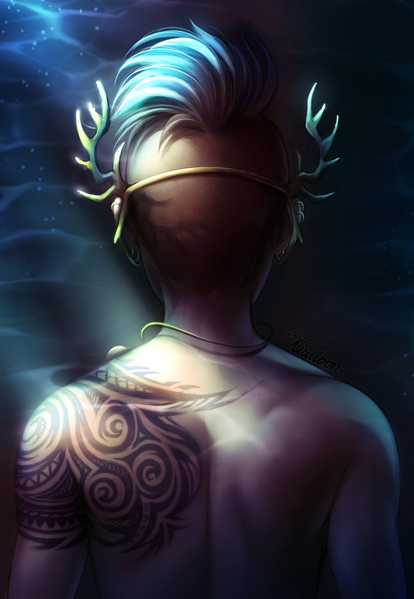 Today we decided to try something different with a concept of Mako we made for ⚡️Thundermoon⚡️, a #Strawberrymoon fanfiction by @Nath_Kurtzberg!!
By following a beautiful tutorial by @wlopwangling! We're really happy with the results, and I enjoyed adapting their style!!❤ https://t.co/GHE2qV3XEQ