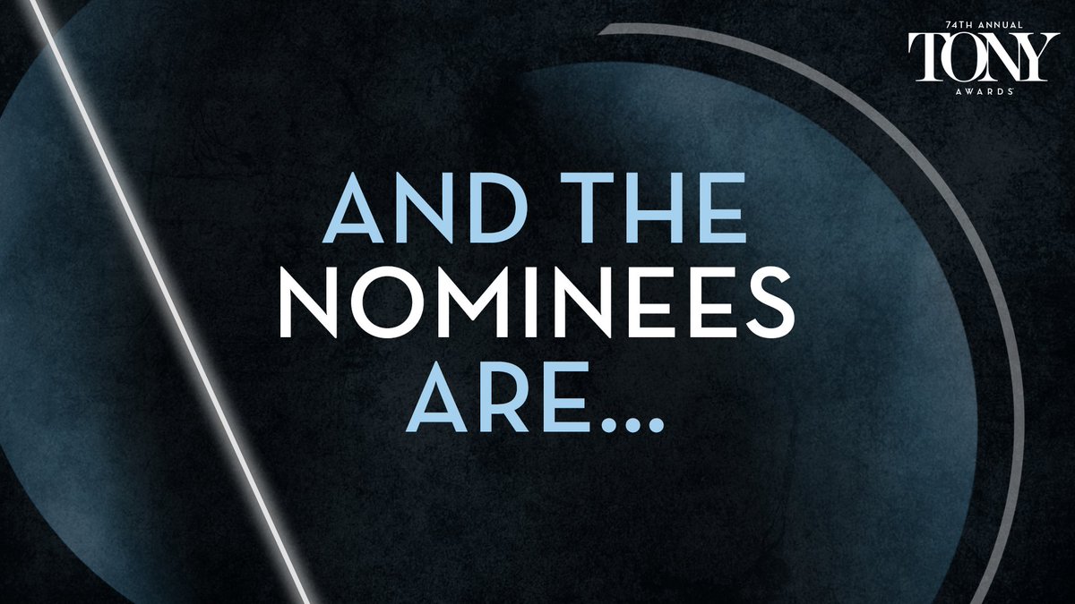 This is your half hour call! Watch the 2020 #TonyAwards #Nominations Announcement hosted by <a href="/jamesmiglehart/">JM IGLEHART</a> on our YouTube Channel: bit.ly/351zXzZ