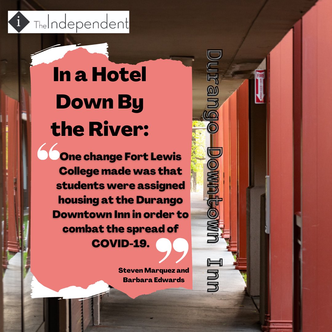 flcindependent's tweet photo. With many wanting single person occupancy due to COVID-19, Fort Lewis negotiated a deal with Durango Downtown Inn for students to have safe and socially distanced housing this year. 

Click to read more!

https://t.co/oX3juTDvss https://t.co/MvLg6zmGWP