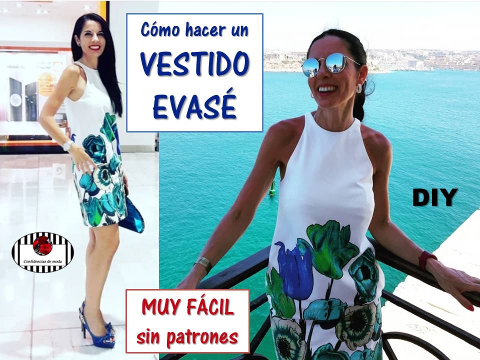 Cómo hacer un vestido con cuello halter. Muy FÁCIL, sin patrones youtu.be/oBCMNoYe9yM a través de <a href="/YouTube/">YouTube</a> #FelizJueves #sewing #costura #DIY <a href="/la_puebla/">#SoyMorisc@</a>