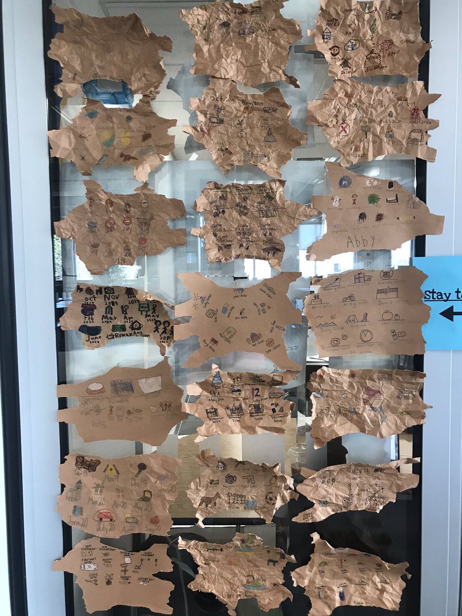 _coach_dubs_'s tweet photo. To close up our Winter Count unit in MN history students created their own Winter Counts on “hide” found in our classroom. They created symbols for each month starting from last October. On to chapter 3 on Monday! #wintercount #mnhistory https://t.co/XnmlxehCcW