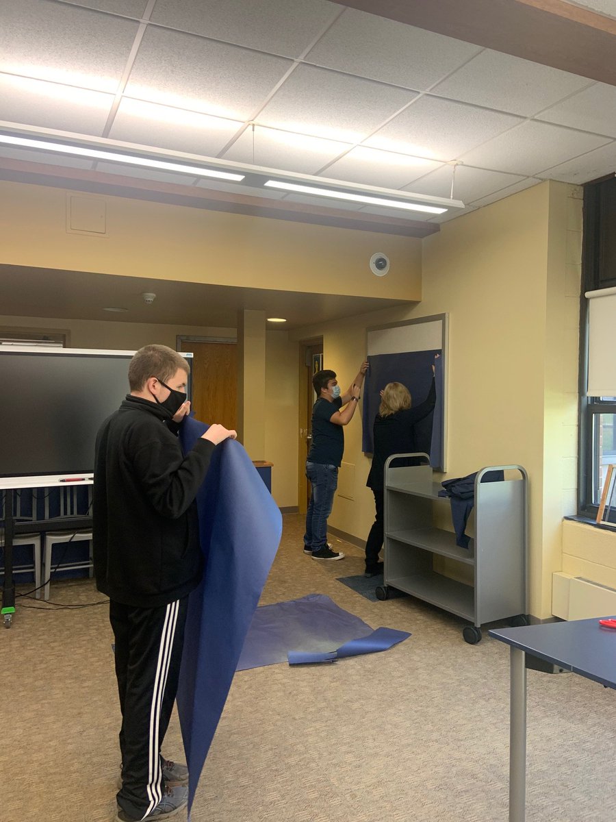 LibraryPths's tweet photo. Thank you to @JLefebvrePTHS's class for beginning work on the LMC bulletin boards! I'm so excited to see the execution of their design ideas! @pthsnation  #RectangleMan #StapleMan #PeqPantherPride https://t.co/gbHxBJUzbY