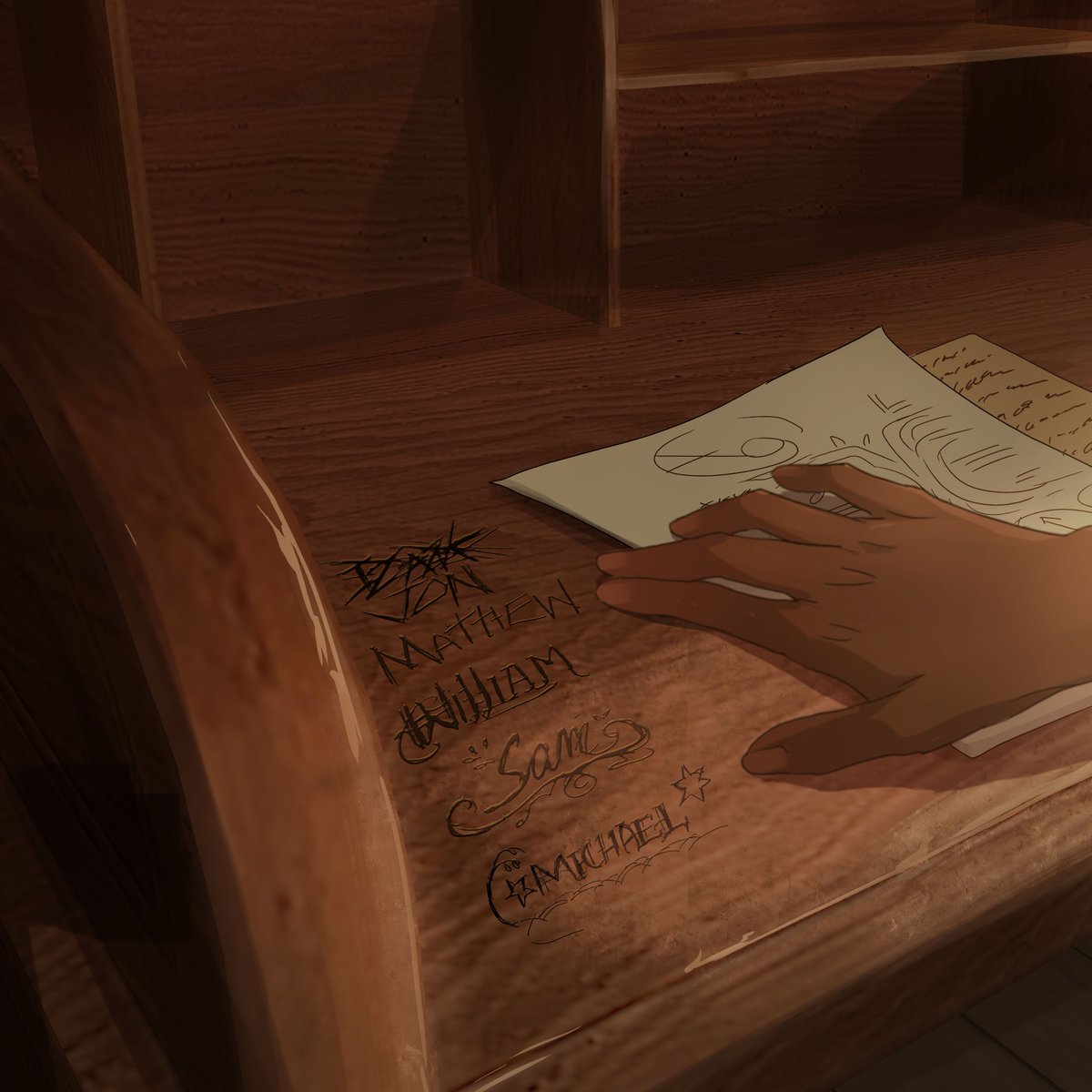 myungharts's tweet photo. #SimonSues Episode 45 updated!  Can you guess Demon Boi's name 😉 
#linewebtoons #webtoons #horror  #webcomics https://t.co/sYiSsufdVJ