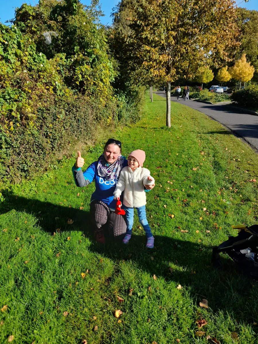 debraireland's tweet photo. The amazing Gunita and daughter Maria took part in the @VhiWMM for DEBRA Ireland on Saturday. Gunita pushed Maria the whole 10km in her buggy. It never ceases to amaze us the courage & determination of our families. We are SO PROUD of you Gunita & Maria #EBAware #EBWarriors🦋💙 https://t.co/Wc1bcudl9N