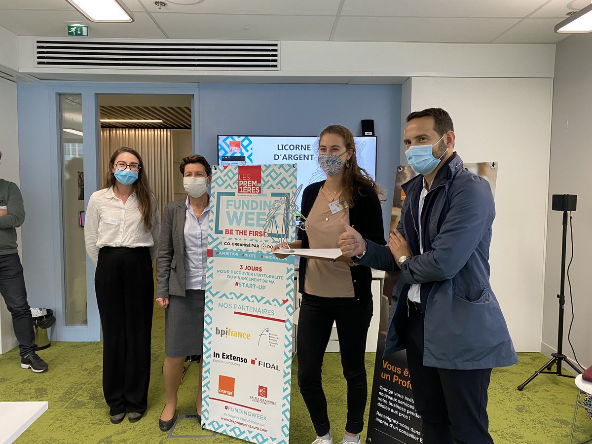 LesPremieresARA's tweet photo. Bravo à REUS’EAT, un projet eco responsable qui remporte cette licorne d’argent !
#fundingweek https://t.co/Zc3EGe3JPX