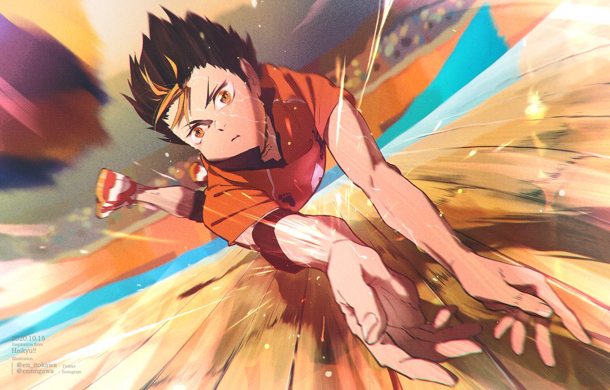 糸 川 円 背中は Haikyuu ハイキュー 西谷夕 Nishinoyayuu Haikyuufanart