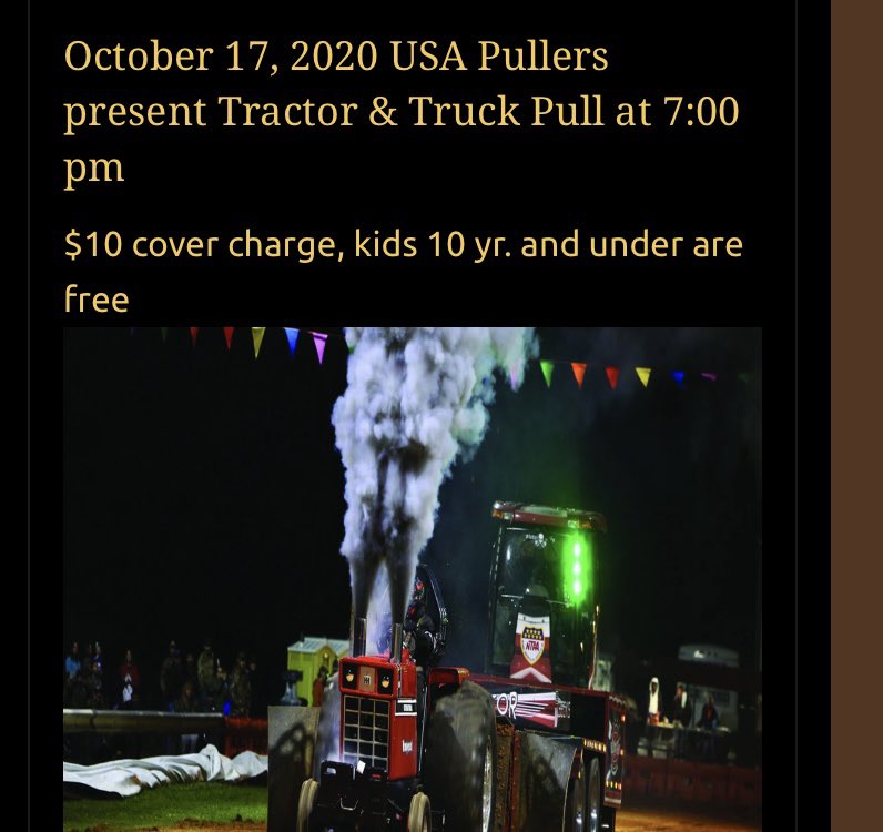 MaryWamble's tweet photo. Wampuscat made it on the event page for Full Throttle ! 😍🤩😁😁

Thank you Full Throttle Distillery! 

https://t.co/hqUNKbbdsD #fullthrottle #sloonshine #distillery #tractorpull https://t.co/hY85Ec4o0K