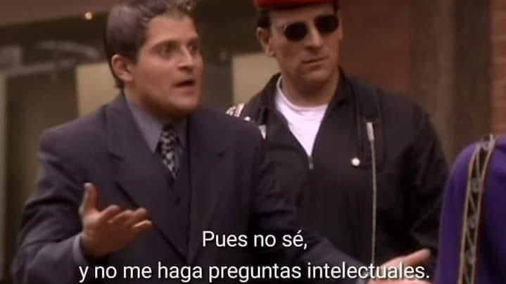 Lxs profxs: ¿Ya saben qué van a hacer cuando acaben la carrera?
Yo: