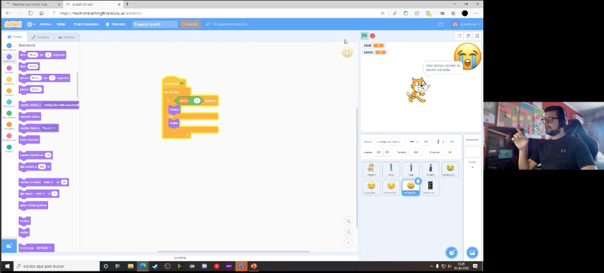 communityLab4u's tweet photo. @TheInventorist se finaliza el increíble taller de nuestro alumno creando un juego. #ciberseguridad #MesDeLaCiberseguridad https://t.co/QfuH62Ykrl