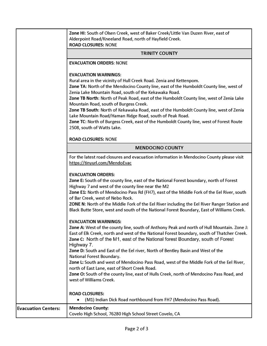CALFIRE_MEU's tweet image. #AugustComplexWestZone | Incident Update | 10/15/20 AM #AugustComplexFire #AugustComplex