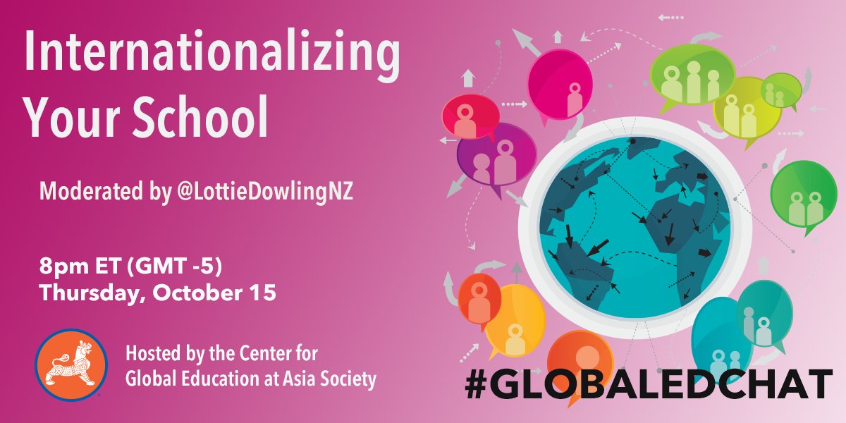 hsingmaster's tweet photo. Can't wait to see all of our #Globaledchat friends today! 8pmET/5pmPT https://t.co/A12ORmFCNN