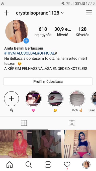 M&eacute;g t&ouml;bb fot&oacute;&eacute;rt k&ouml;vessetek instagramon! CRYSTALSOPRANO1128🤗 V&aacute;laszolok privi &uuml;zikre is ahogy van időm