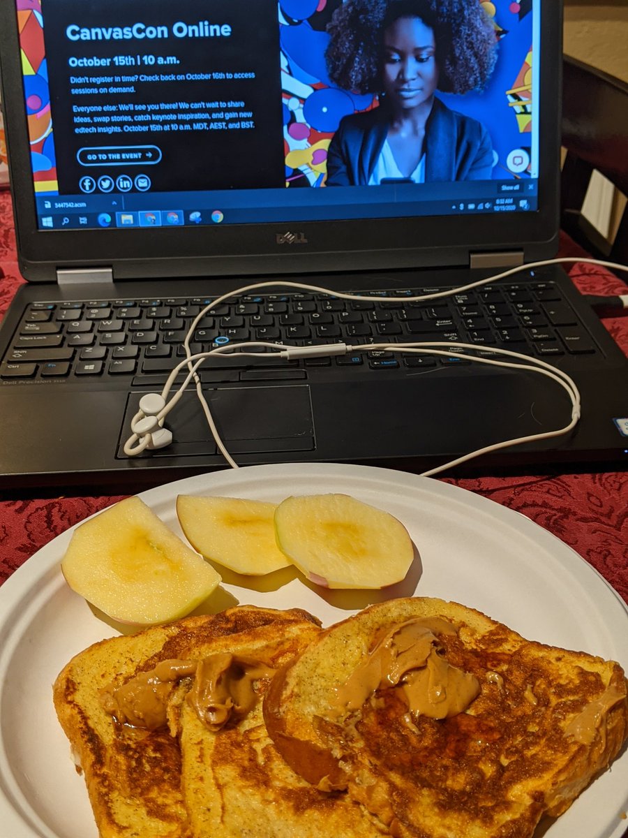 At home #CanvasCon2020 means an at home breakfast! #CanvasFam fuel up for a day of learning and sharing the best uses and features of <a href="/CanvasLMS/">Canvas LMS</a>.