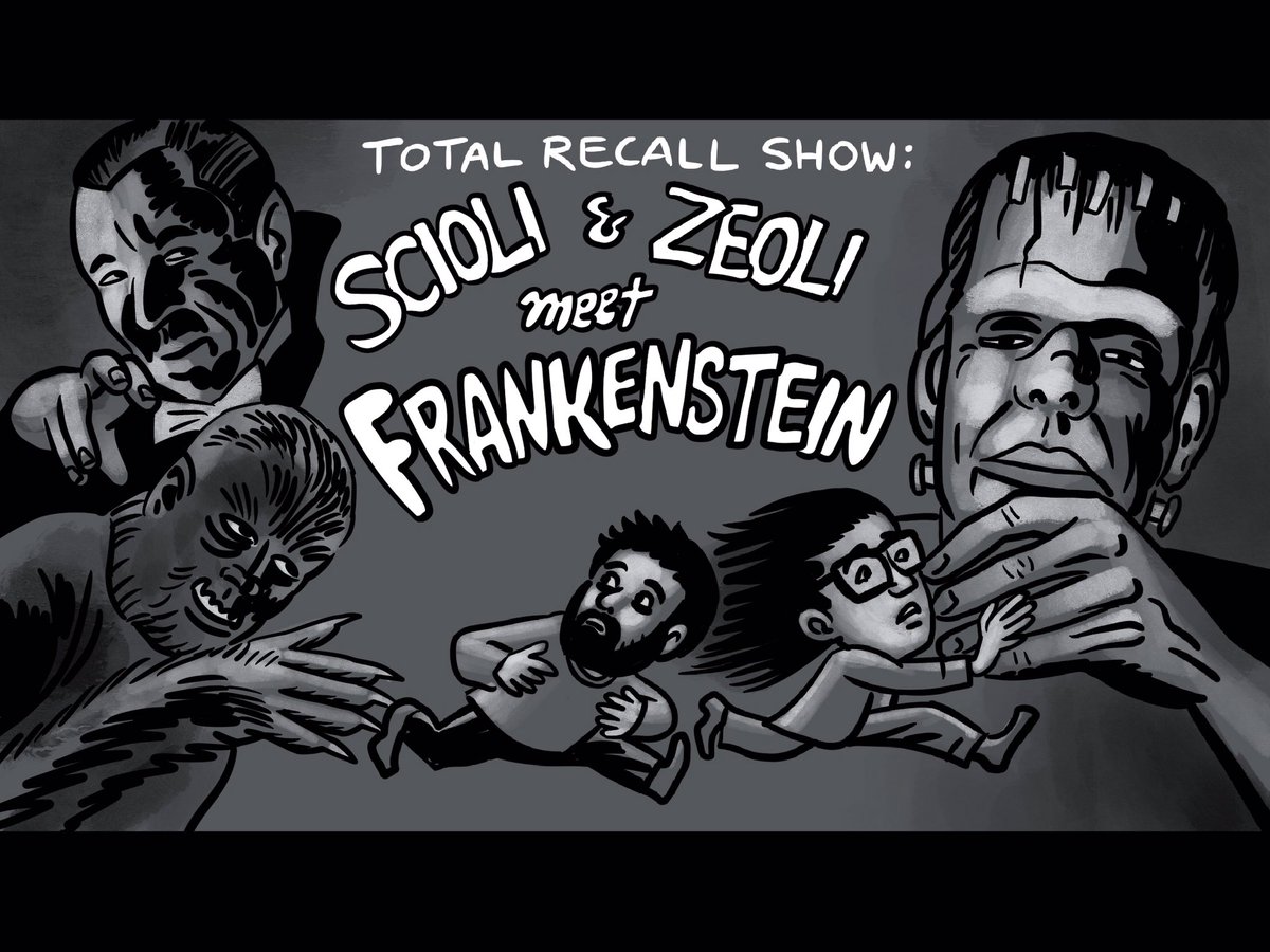 TotalRecallShow's tweet photo. There’s a new Halloween episode of Total are all where @tomscioli and Matt Zeoli talk about Frankenstein, Dracula and all the rest of the classic movie monsters. Here’s the link to the video: https://t.co/gheZDNRWw6 https://t.co/7AlzzjB9e4