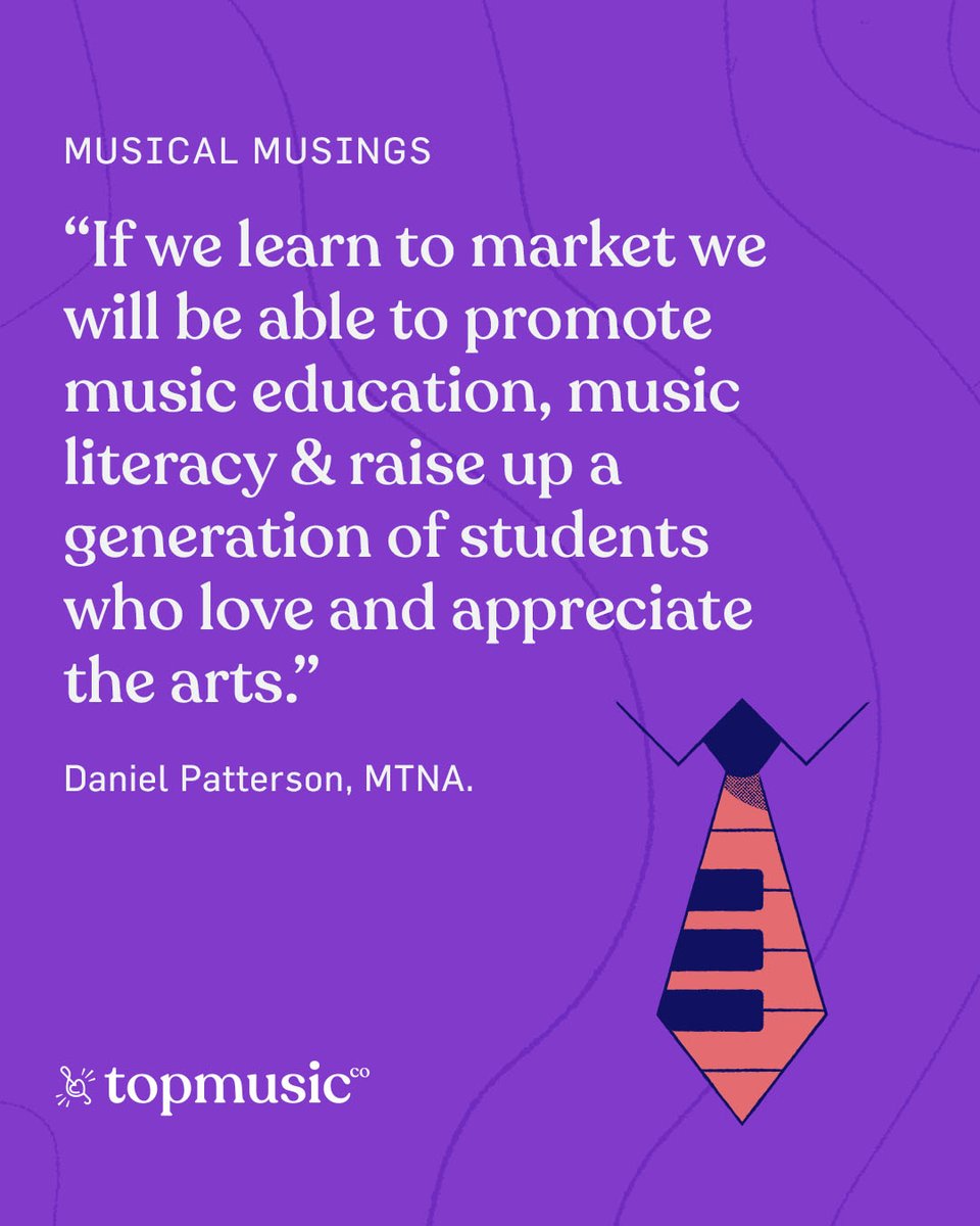 timjtopham's tweet photo. Daniel Patterson on why marketing matters at any stage! - Miss this episode? Check out TopCast #210 now. TC210: Daniel Patterson on why studio marketing matters at any stage - Top Music Co https://t.co/p4KpZhAFLx #studiomarketing #pianoteachers #musiceducation https://t.co/QPMKiFdnVK