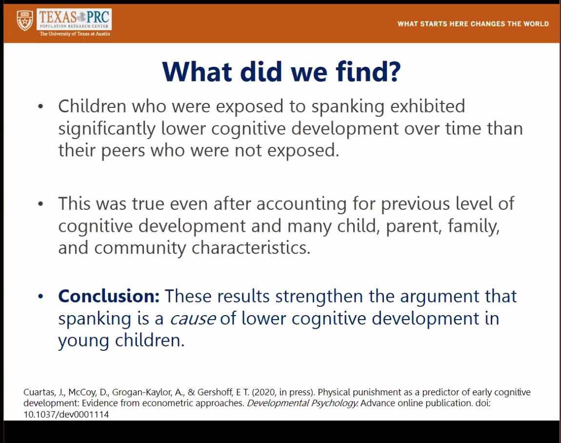 StopSpanking's tweet photo. Listening LIVE to Elizabeth Gershoff, PhD with Preventing Abuse & Neglect in Our Lifetime Listening LIVE to Joan Durrant, PhD with Preventing Abuse & Neglect in Our Lifetime #hitnomore https://t.co/joYZXz9GtV