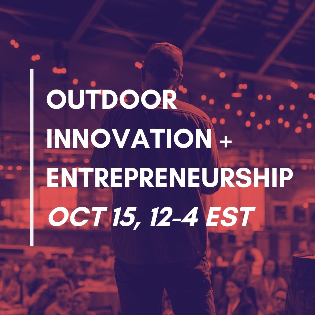 To build a stronger outdoor economy, we must start, grow, and nurture a thriving ecosystem of outdoor industry companies and partners. Join the #outdooreconomyconference session today! outdooreconomy.org