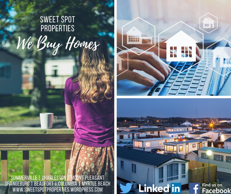 SweetSpotPropSC's tweet photo. We Buy Homes https://t.co/gUmOa0aPd7 #charlestonsc #summervillesc #northcharlestonsc #mountpleasant https://t.co/WZb4HCovtZ