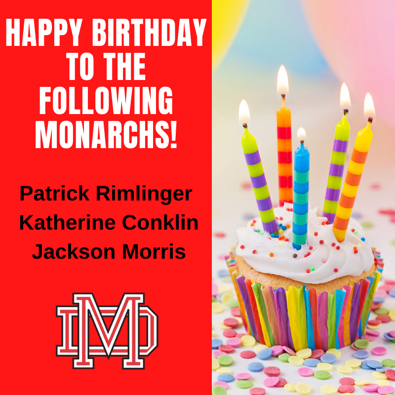 mdhsASB's tweet photo. Wishing our Monarchs celebrating their birthdays today an amazing day. HAPPY BIRTHDAY! #MDASB #HonorGloryLove #TogetherWeAreMDUnited https://t.co/Uq7dabhMac