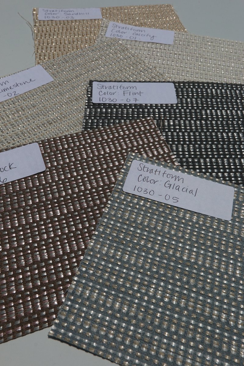 luumtextiles's tweet photo. In process!
Stratiform is made of 52% recycled polyester with a palette of classic light tones and sophisticated warms and cools.
https://t.co/qofnhp3hX5
#LuumTextiles #MutableMatter https://t.co/vIbTSmQAY9