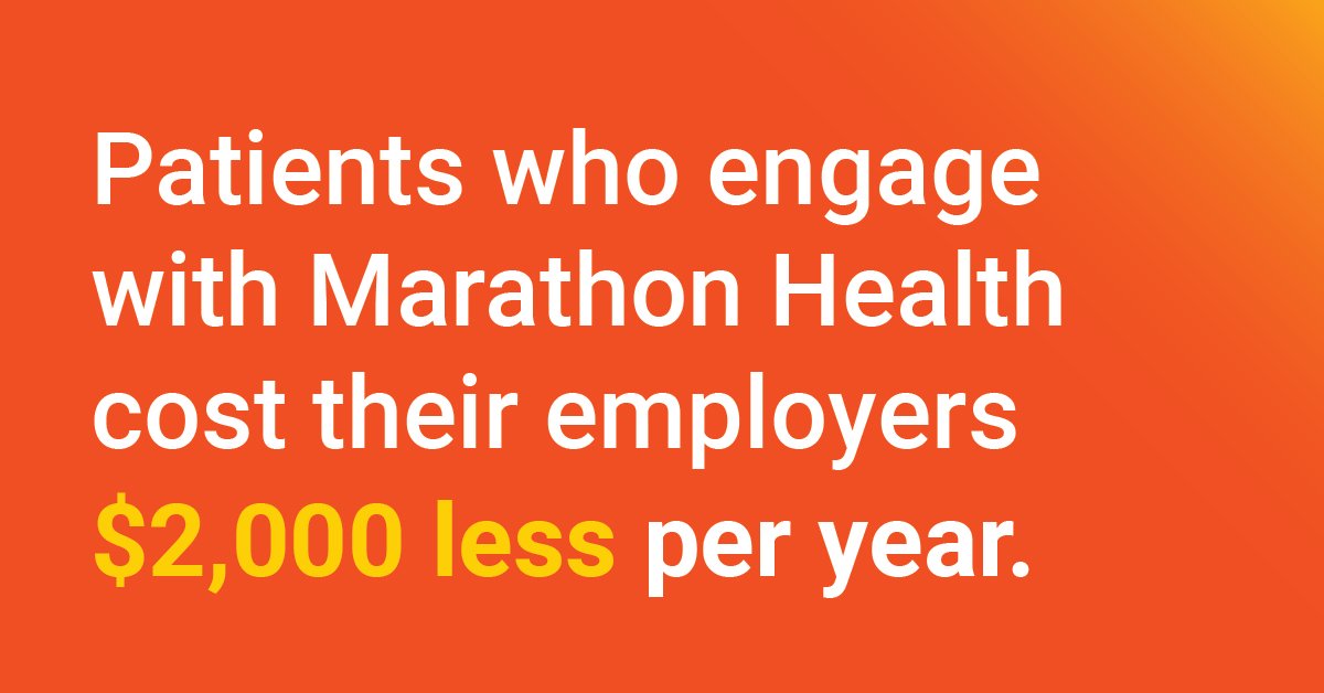 Marathon Health tweet media