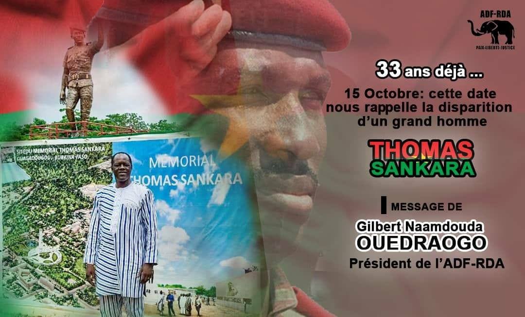 RdaAdf's tweet photo. DISPARITION DE THOMAS SANKARA : « 15 octobre : cette date nous rappelle la disparition d’un grand homme », dixit Me Gilbert Naamdouda OUEDRAOGO

Lire le message du Président de l'ADF-RDA ici :
👉https://t.co/qf5y2FM2ZN

#BFA
#ADF_RDA
#Naamdouda https://t.co/xr7Mt6X3YR