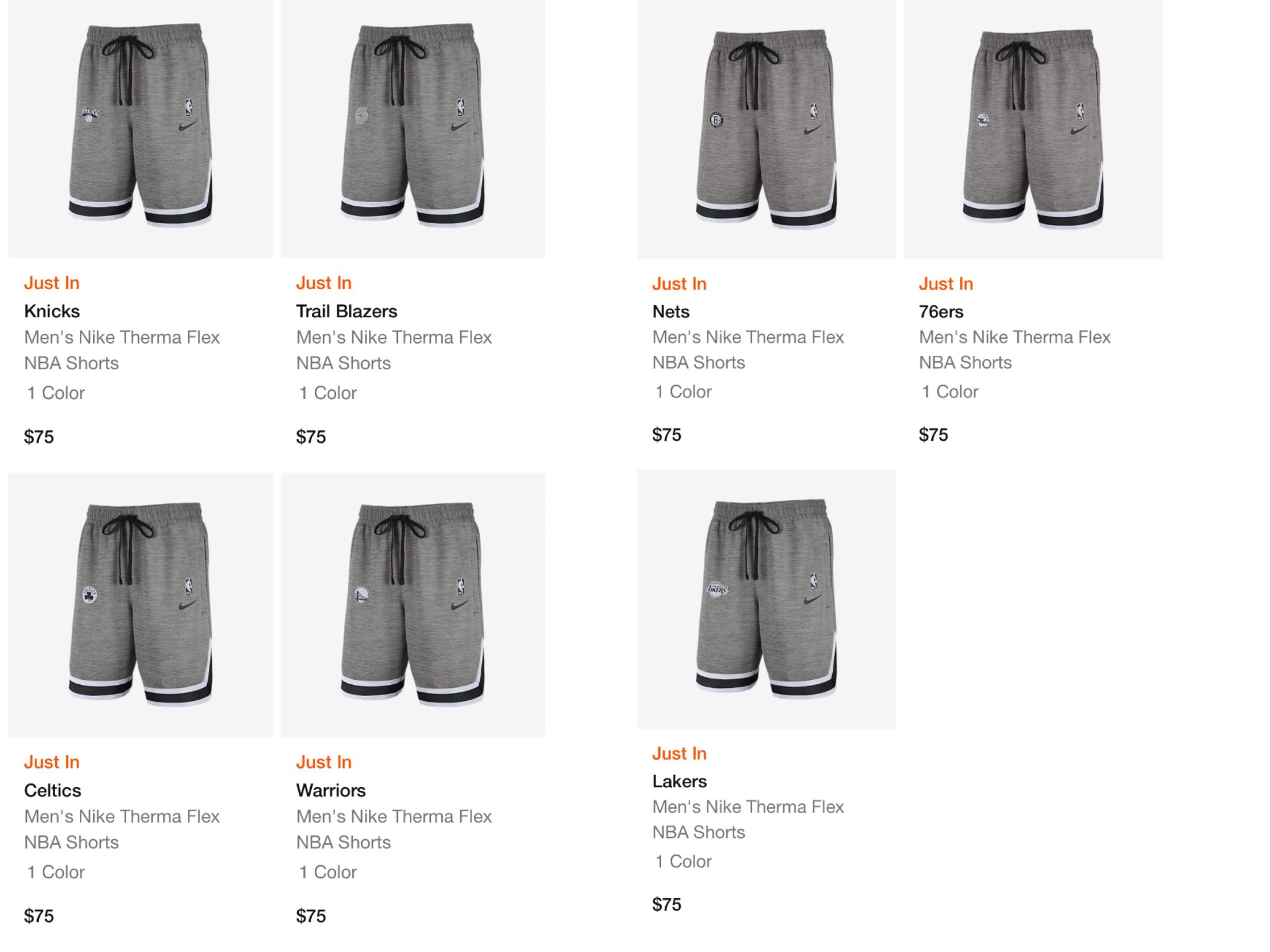 Lakers therma sales flex shorts
