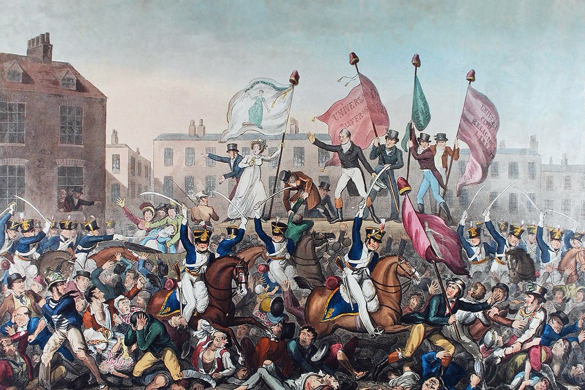 He sprang from his bed and the apparition disappeared. Castlereagh went on to become a government minister who was blamed for the Peterloo Massacre, where cavalry charged a group of protesters seeking parliamentary reforms, killing 18 and wounding hundreds.  #FolkloreThursday