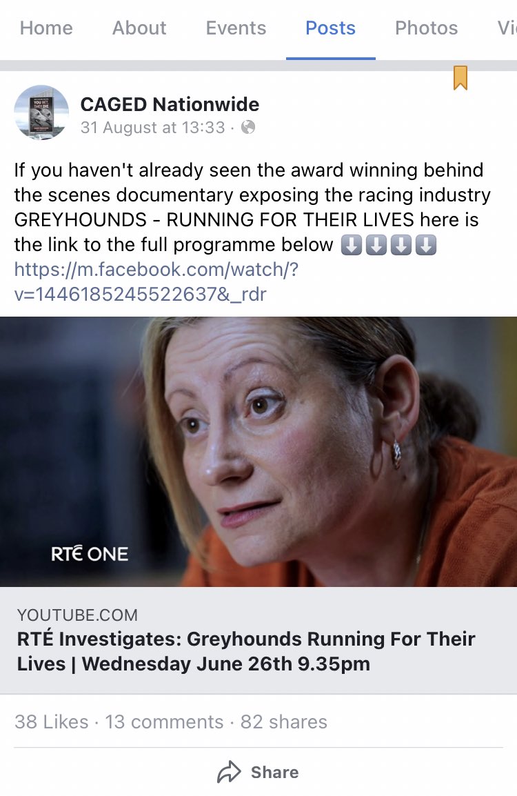 YouBetTheyLie's tweet photo. Have you seen the award winning documentary which #OurReet contributed to heavily, which drove a extra β¬2m + of funding into the glorious sport of #greyhoundracingireland #CheersReet https://t.co/VuYfTi0IE8
