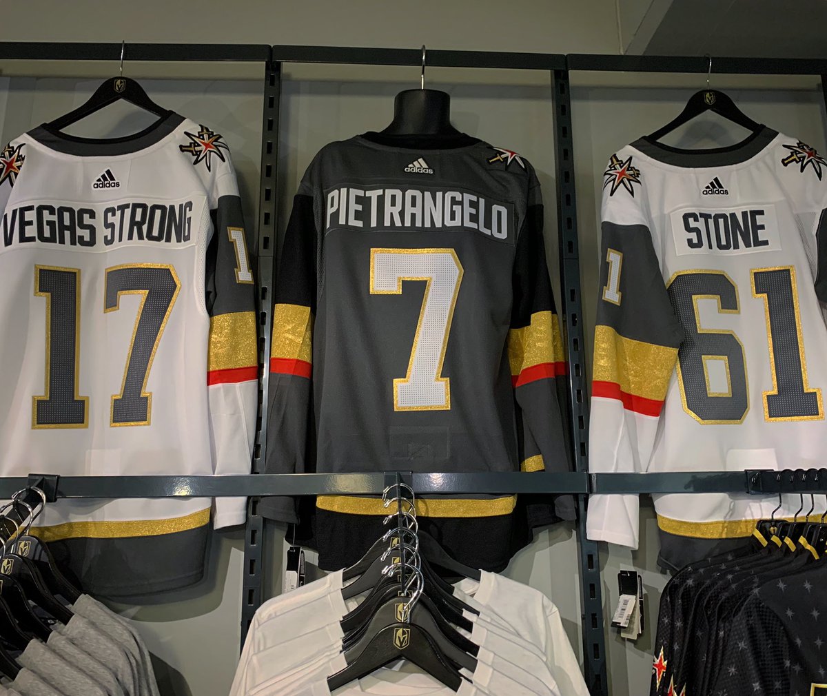 VGKGear's tweet photo. Feeling lucky with No. 7. #VGKgear https://t.co/LRF68GrGjD