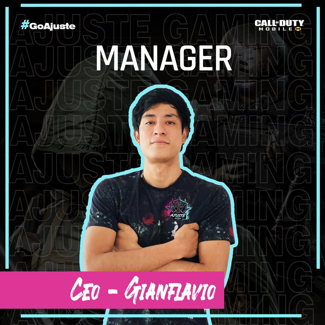 ititangaming's tweet photo. Presentamos a nuestro roster directivo responsable de toda la parte administrativa del equipo Ajuste Gaming 🇵🇪
🌞 PinkFloyd¬Ʌs 🌞
#videogames #gamers #gamerperu #esports #esportsteam #callofdutymobile #codmobile #callofduty #codmobilecommunity #goajuste #directiva https://t.co/xwxEF7ImKf