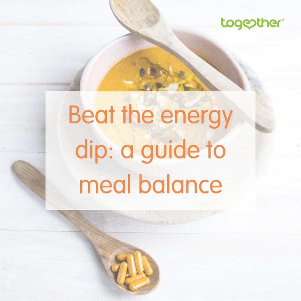 TogetherHealth's tweet photo. Beat the energy dip! 💥 Together Dietician Lola, explains how dips in our energy can be a result of the food we eat and when we eat it. 

“Certain food groups, combinations and portions can influence how energised we feel... https://t.co/ONKjoJaVwj