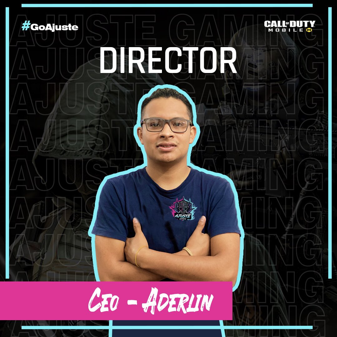 ititangaming's tweet photo. Presentamos a nuestro roster directivo responsable de toda la parte administrativa del equipo Ajuste Gaming 🇵🇪
🌞 Lic.Ader¬Ʌs 🌞
#videogames #gamers #gamerperu #esports #esportsteam #callofdutymobile #codmobile #callofduty #codmobilecommunity #goajuste #directiva https://t.co/jwvyIJ3GWA