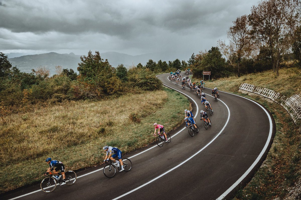 pelotonmagazine's tweet photo. Stage 12 of the @giroditalia

📸: @ChrisAuldPhoto 

Presented by @alebikewear_US #IAmAle #TheWayWeRide #Giro https://t.co/0lT94E1YKO
