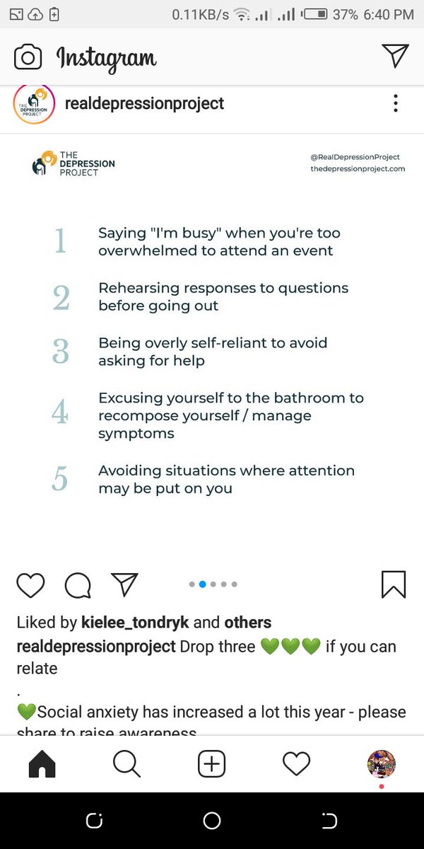 crynotanymore's tweet photo. Social anxiety has increased a lot this year especially because of the pandemic Covid 19

Please let's share and raise awareness 💚💚💚
Talk to us which behavior can you relate to and what are the our other hidden behaviors of social anxiety?

#CryNotAnymore https://t.co/zia2uSM3Rp