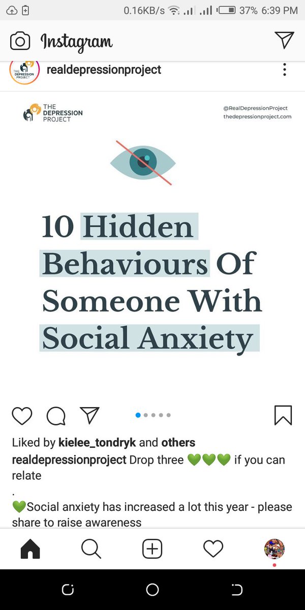 crynotanymore's tweet photo. Social anxiety has increased a lot this year especially because of the pandemic Covid 19

Please let's share and raise awareness 💚💚💚
Talk to us which behavior can you relate to and what are the our other hidden behaviors of social anxiety?

#CryNotAnymore https://t.co/zia2uSM3Rp