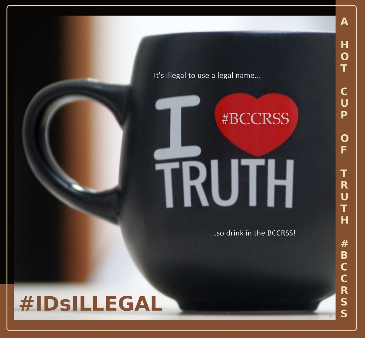 IceTruth1's tweet photo. @MPSWestminster Cuppa  ☕️ #hot #BCCRSS Truth free 24/7/365 at 

https://t.co/16NZSAPazb

BCCRSS is too hot to handle for #liars, #lawyers, #police, #politicians, etc. et al (includes anyone who doesn't have the stomach for #Truth) and your #opinion is irrelevant

#Tea #Coffee #RedPilled with ❤️ https://t.co/uJAPzZJrOw