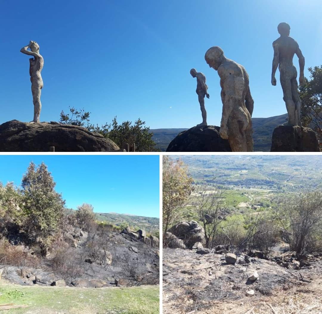 Nerea Fdez. Cordero🇵🇸 (@nereafercor) on Twitter photo If you've watched <a href="/SilenceofOthers/">El Silencio de Otros</a> you'll recognised this memorial. Although in the film doesn't reveal the location, it's based somewhere in Extremadura, my homeland. In the past few days, someone has been burning the surroundings to damage the statues. No pasarán. If you've watched <a href="/SilenceofOthers/">El Silencio de Otros</a> you'll recognised this memorial. Although in the film doesn't reveal the location, it's based somewhere in Extremadura, my homeland. In the past few days, someone has been burning the surroundings to damage the statues. No pasarán.