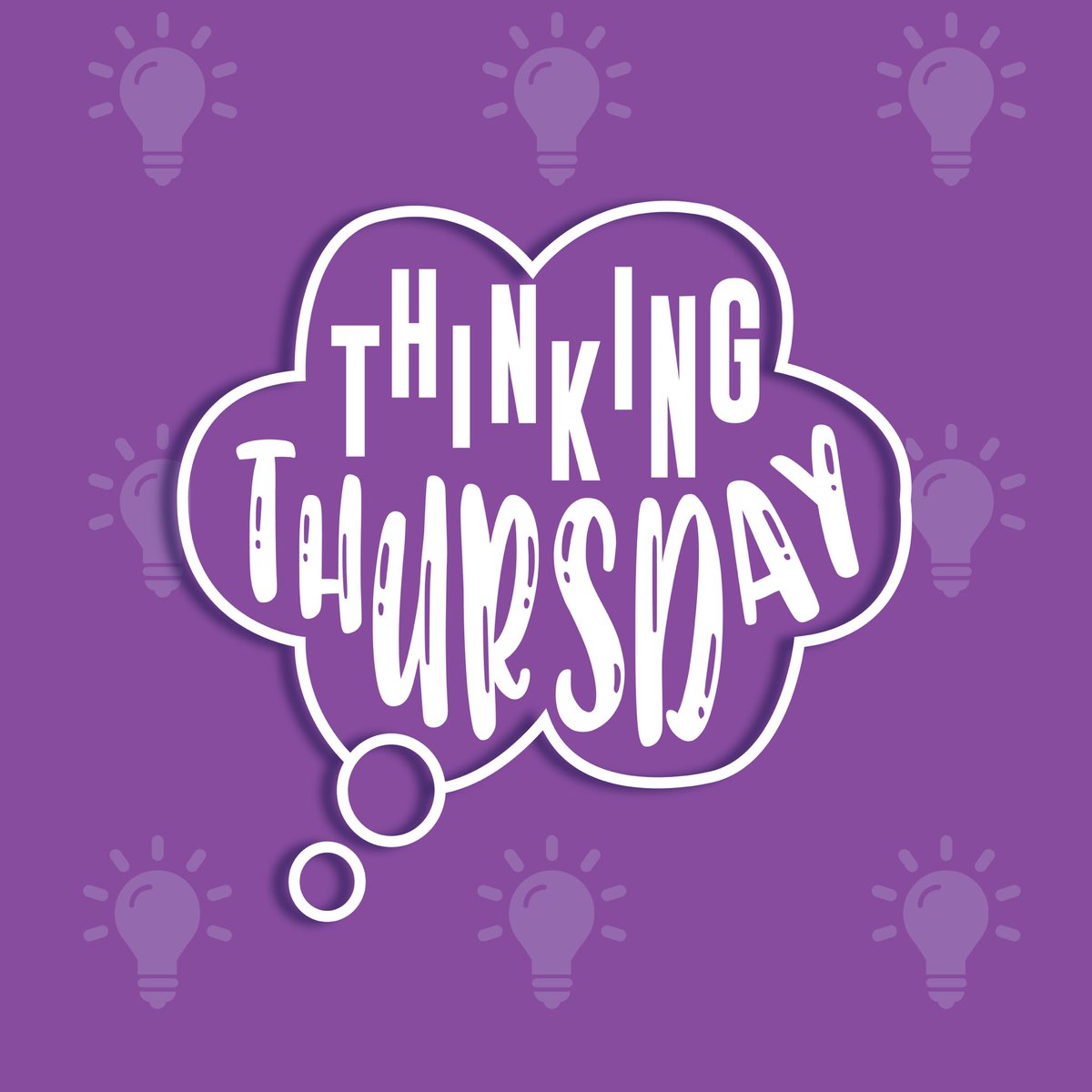 Go check out our thinking Thursday video for this week on Facebook! facebook.com/15968601303431…