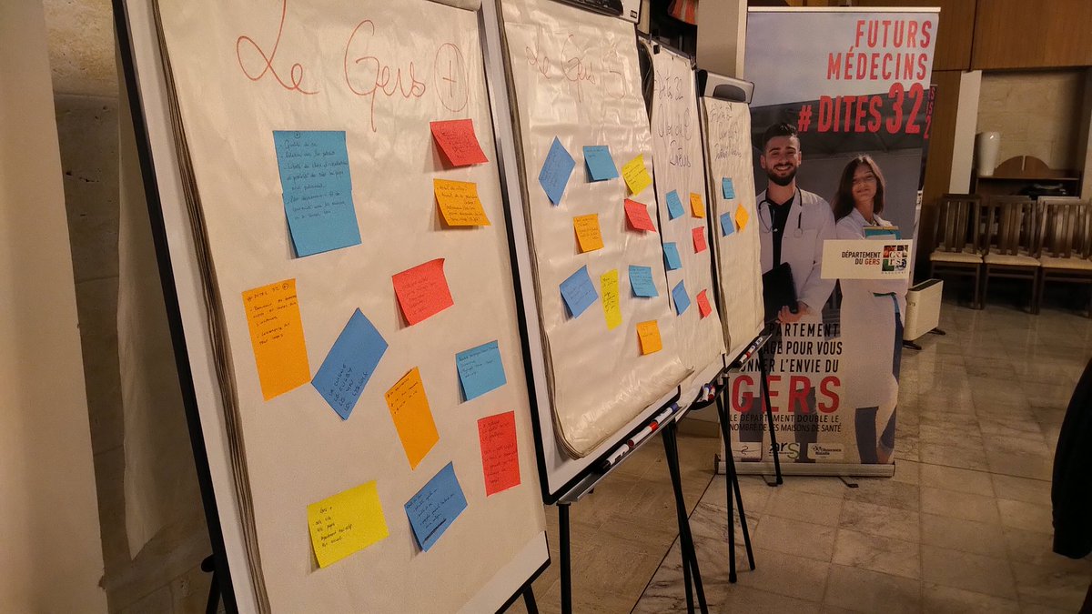 Jerome_Samalens's tweet photo. Petite séance de travail pour évaluer notre politique publique #Dites32 @LeGers32 en mode #PlanDoCheckAct avec des jeunes médecins et des internes en fin de cycle. #GersEnsemble #DemocratieParticipative https://t.co/ByqiJLKDPj