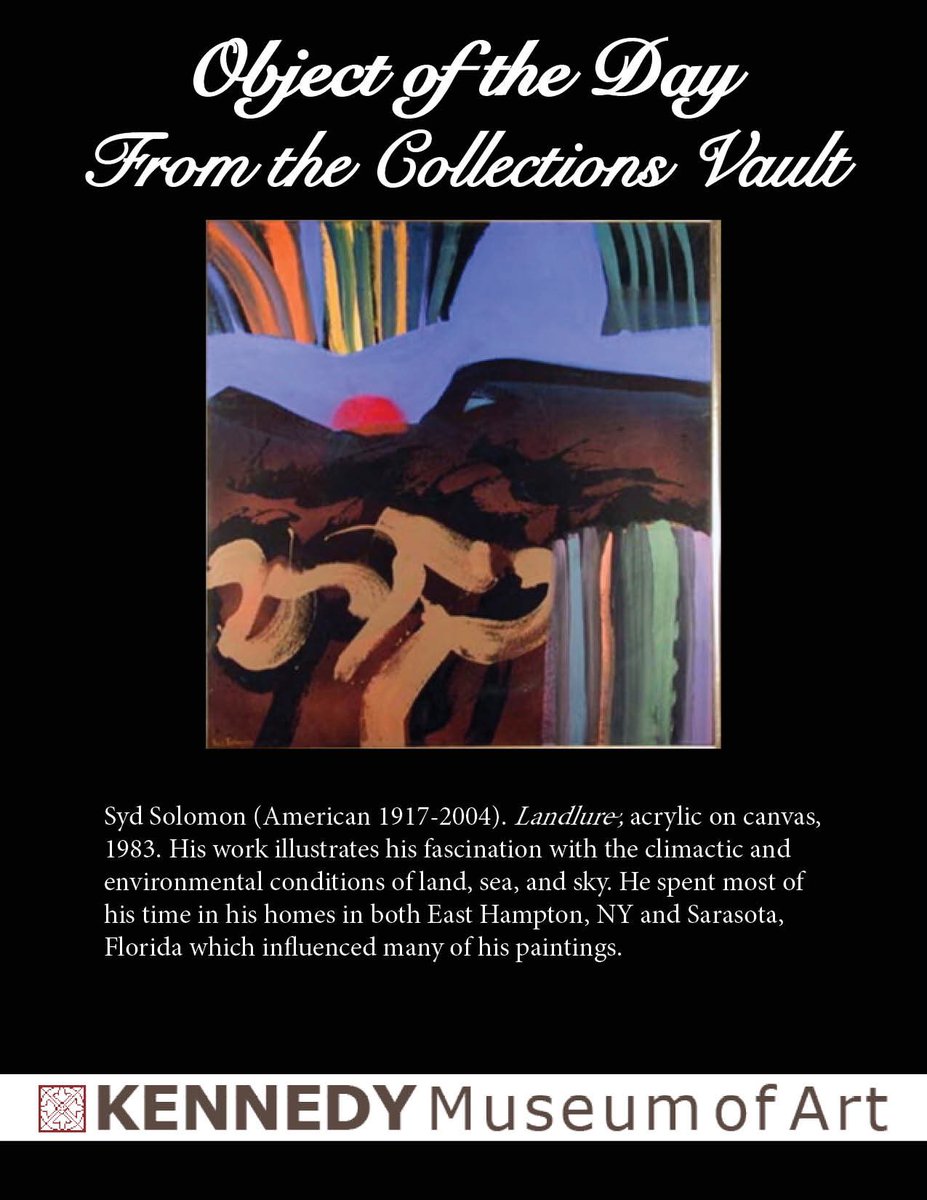 KennedyMuseumofArt (@kennedymuseum) on Twitter photo 