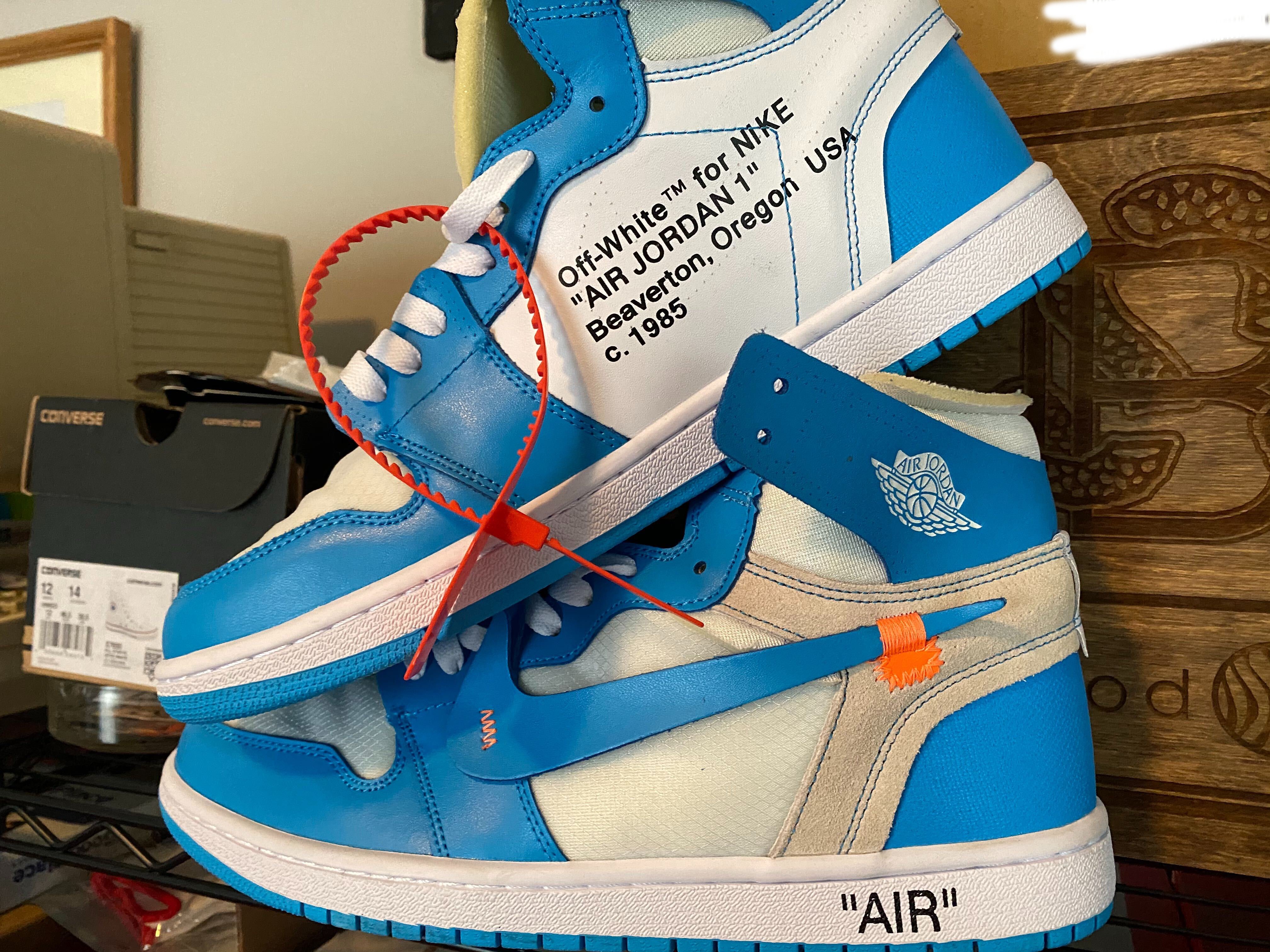 Off white jordan shop tag