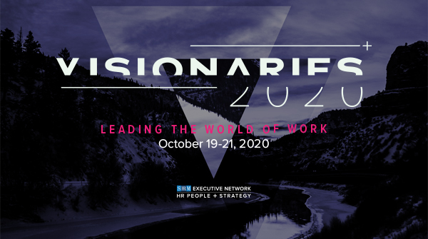 SHRMExecNetwork's tweet photo. Join forward-thinking exchanges next week at #Visionaries2020 with a trusted peer network about navigating the decisions that lie ahead and impact your organization.
https://t.co/vy26S5GcxI #hrps #hr #thoughtleadership #futureofwork #diversityandinclusion #leadership https://t.co/MSOOE7Rt3b